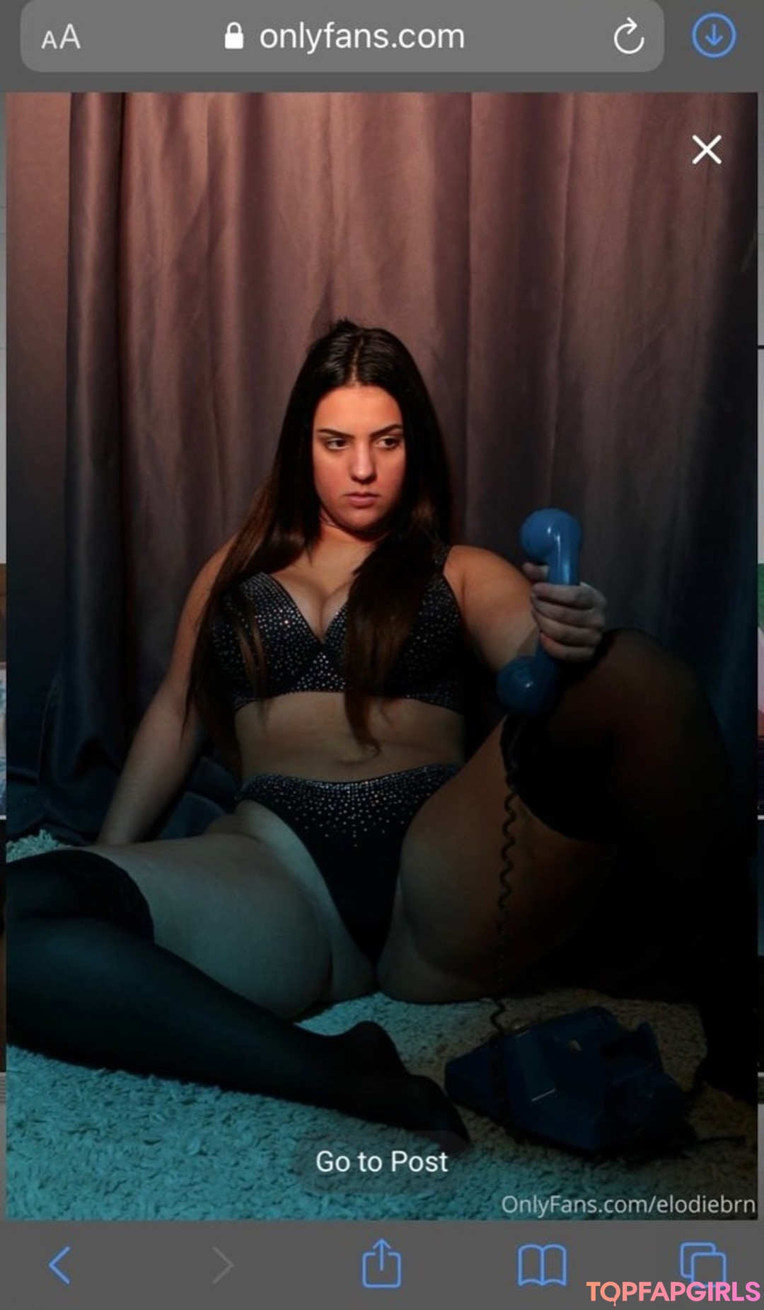 iam elodiebrn model hot image