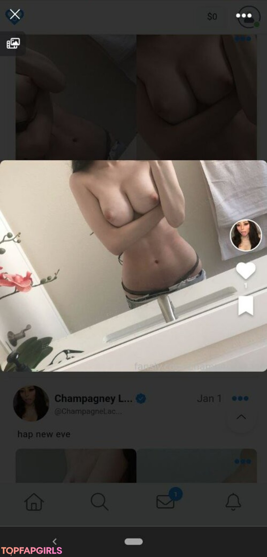ChampagneLace star pornographic pic