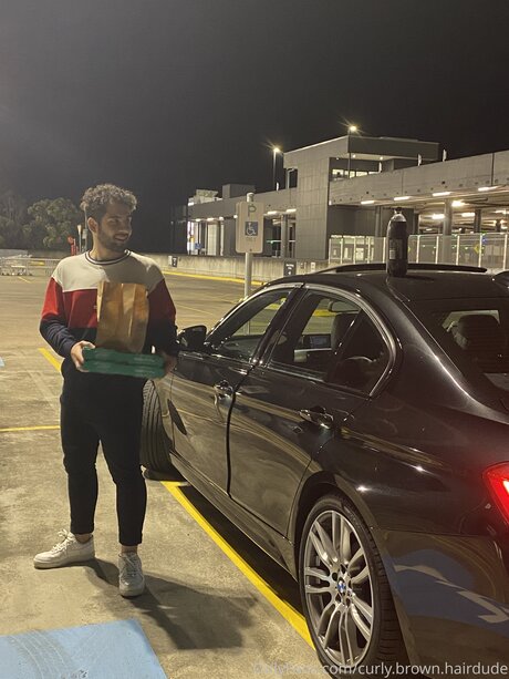 Curly Brown Hairdude nudes model images