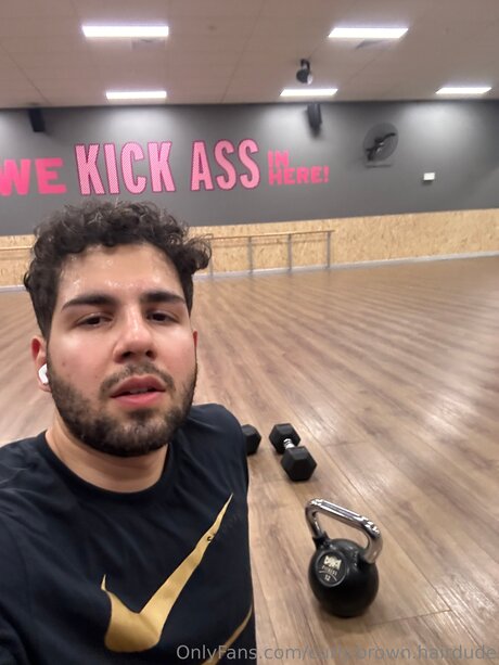 Curly Brown Hairdude pornstar free image