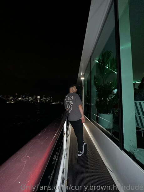 Curly Brown Hairdude model sex images