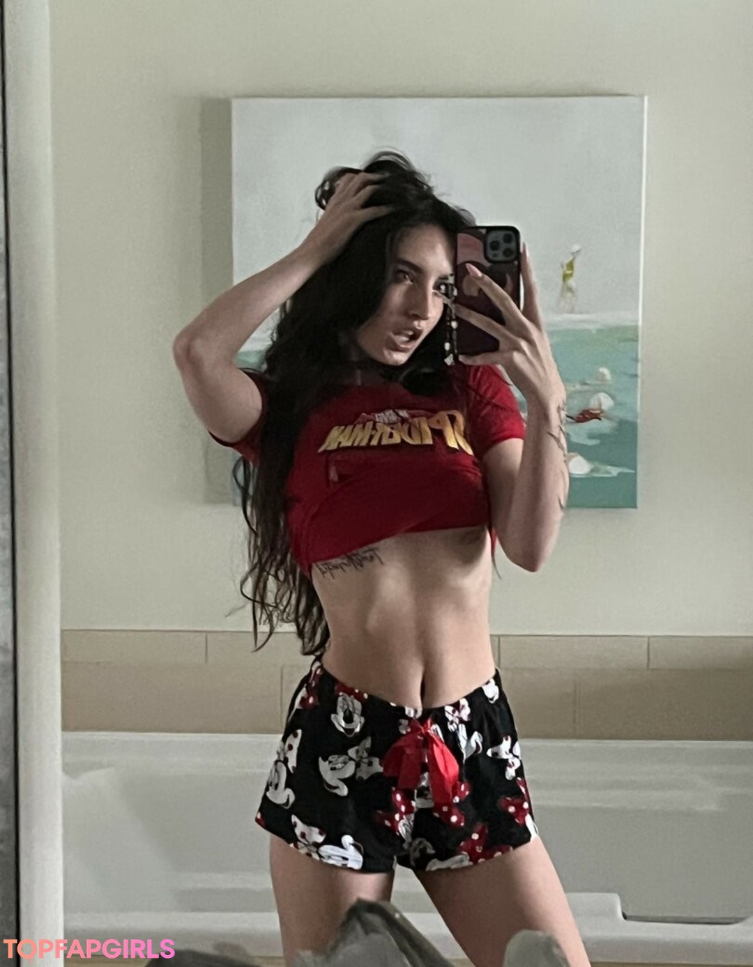flat chested onlyfans erotic pic
