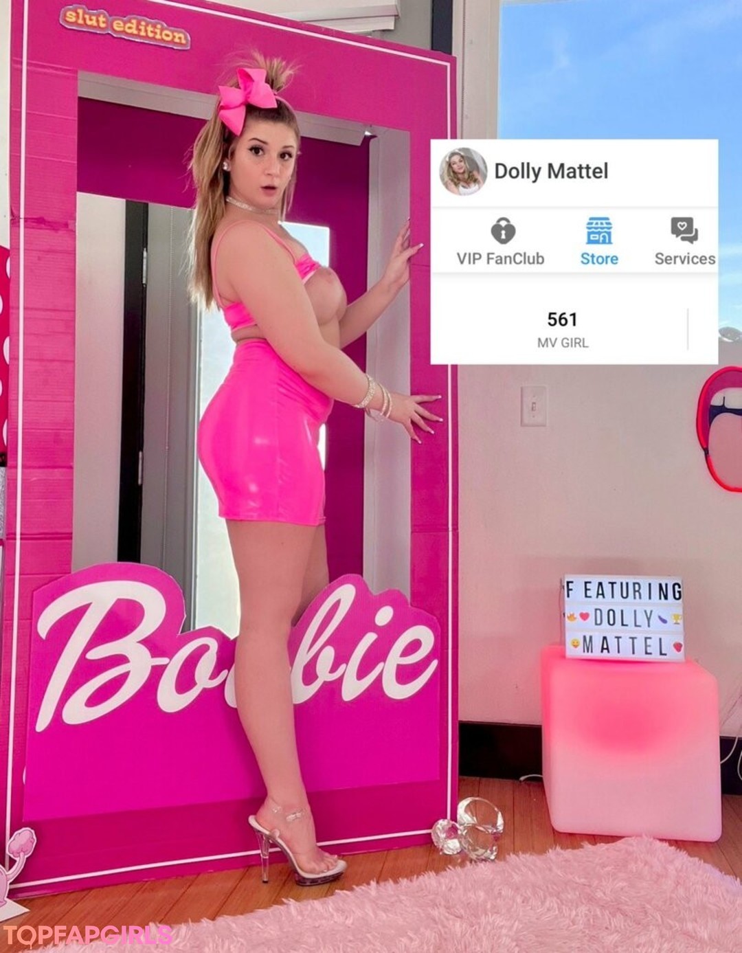 Dolly Mattel star pornographic picture