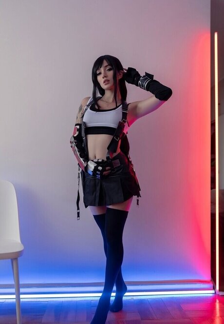 Tifa Cosplay sexy star photo