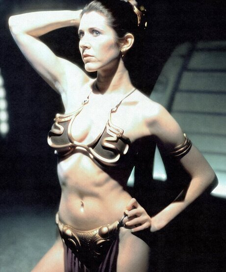 Carrie Fisher model exclusive pics