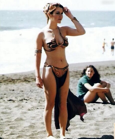 Carrie Fisher model erotic picture