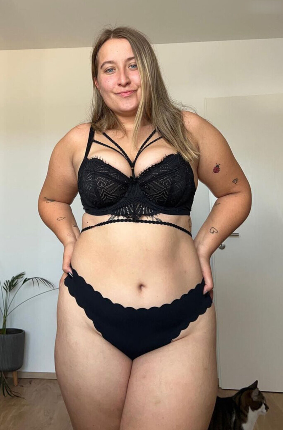 endlich zufrieden model photo