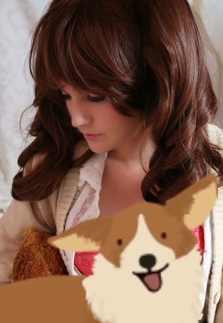 Bubblekittea model beautiful picture