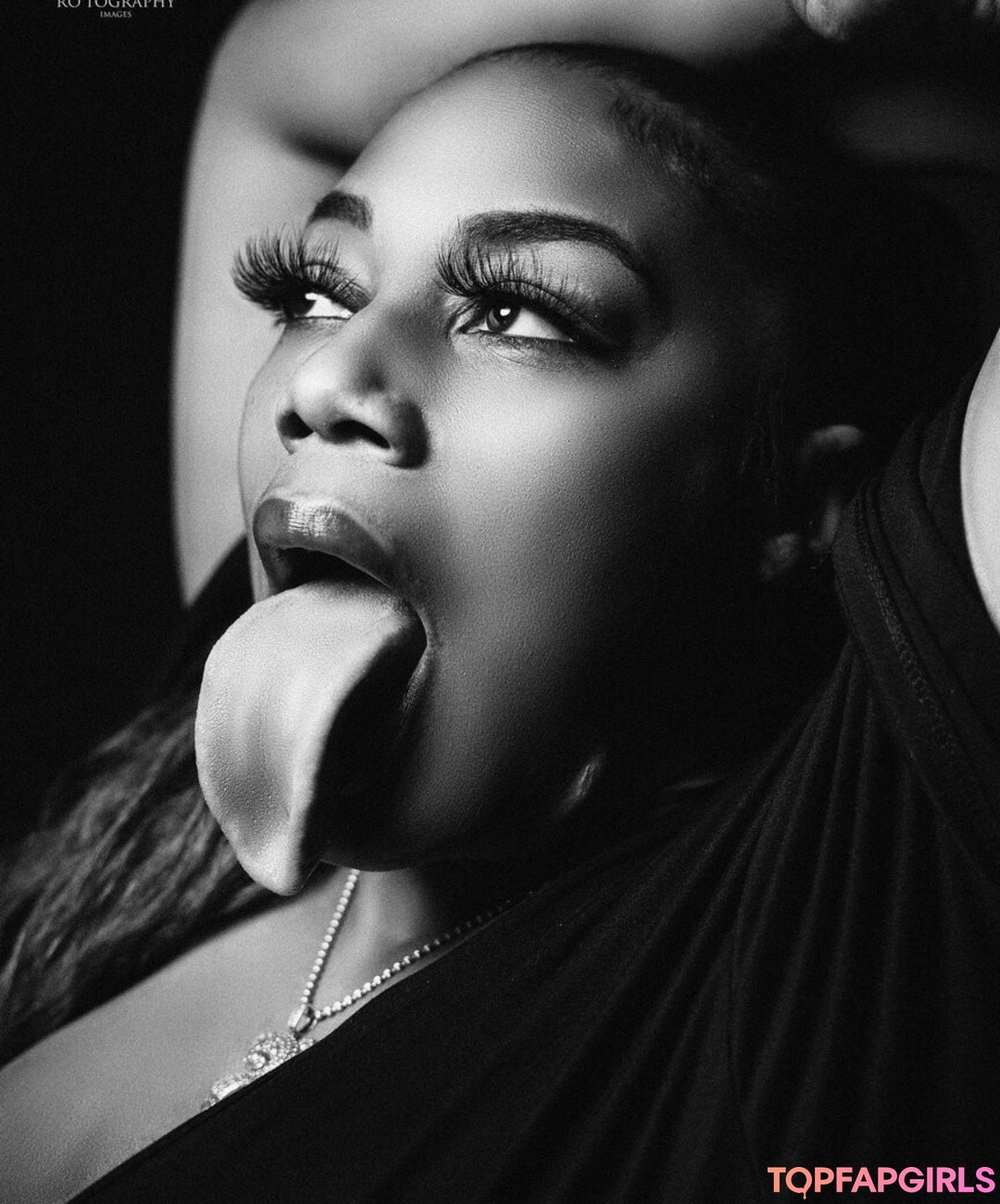 Long Tongue Fetish model free image