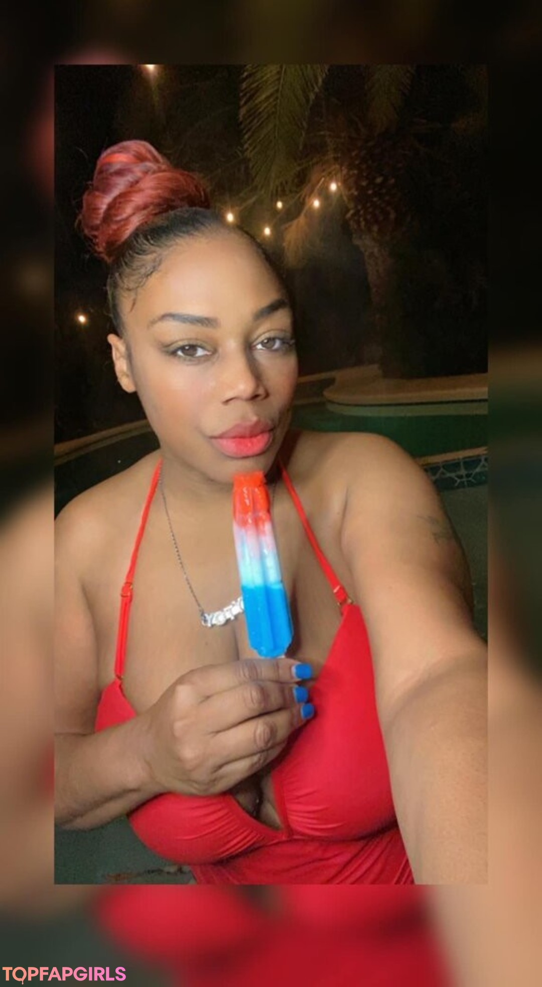 Long Tongue Fetish model perfect pic