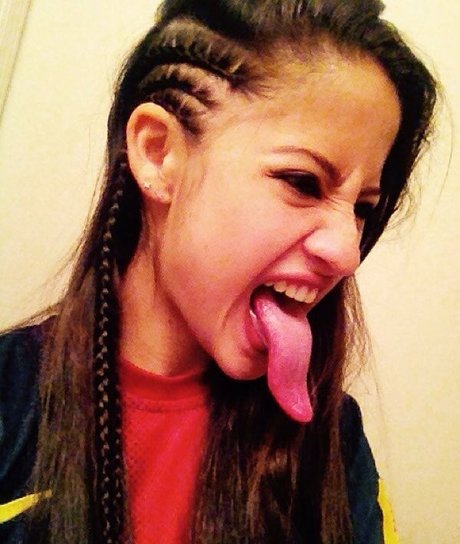 Long Tongue Fetish art star photo