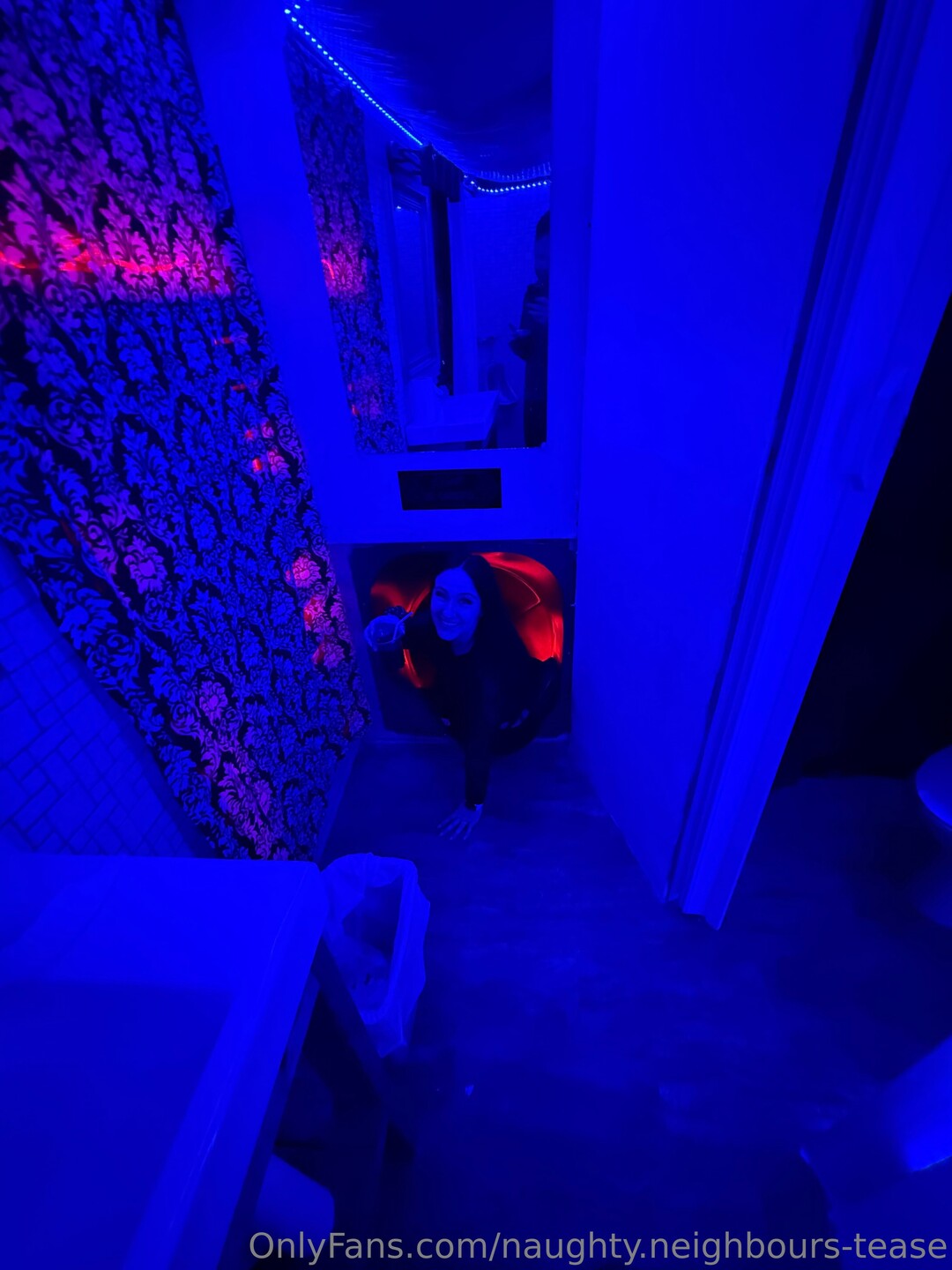 Naughty Neighbours Tease pretty actress photo