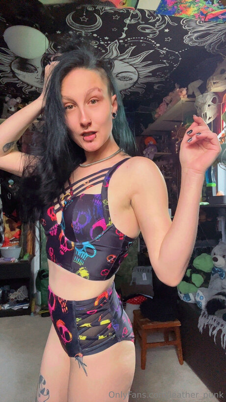 Leather Punk porn model images