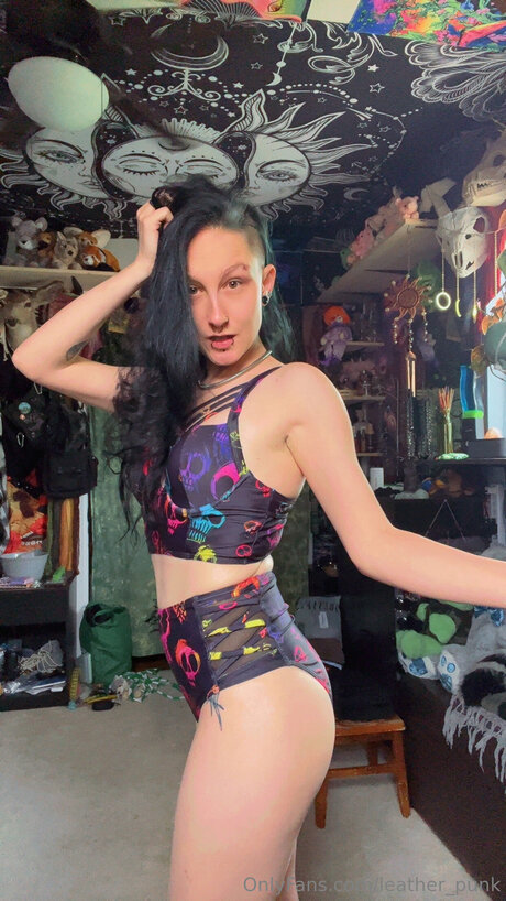 Leather Punk model beautiful archive