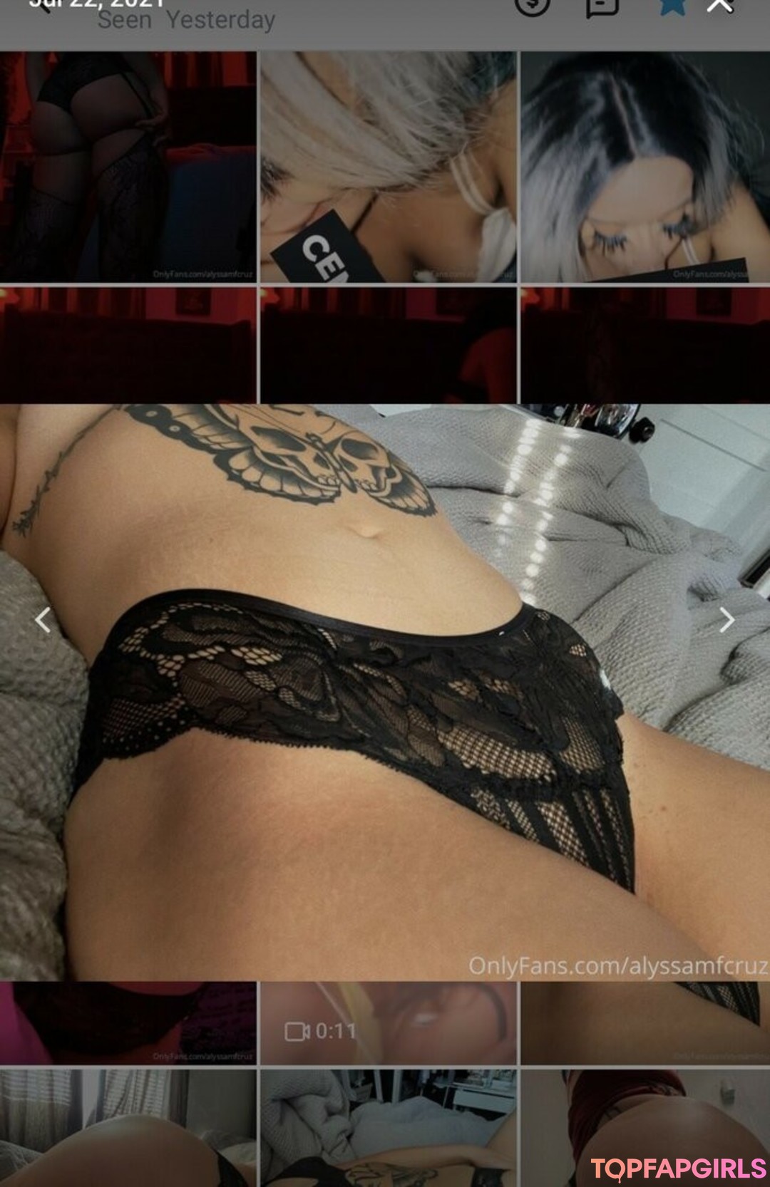 Alyssa Cruz naked model archive