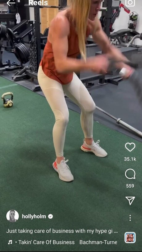 Holly Holm model adult pic