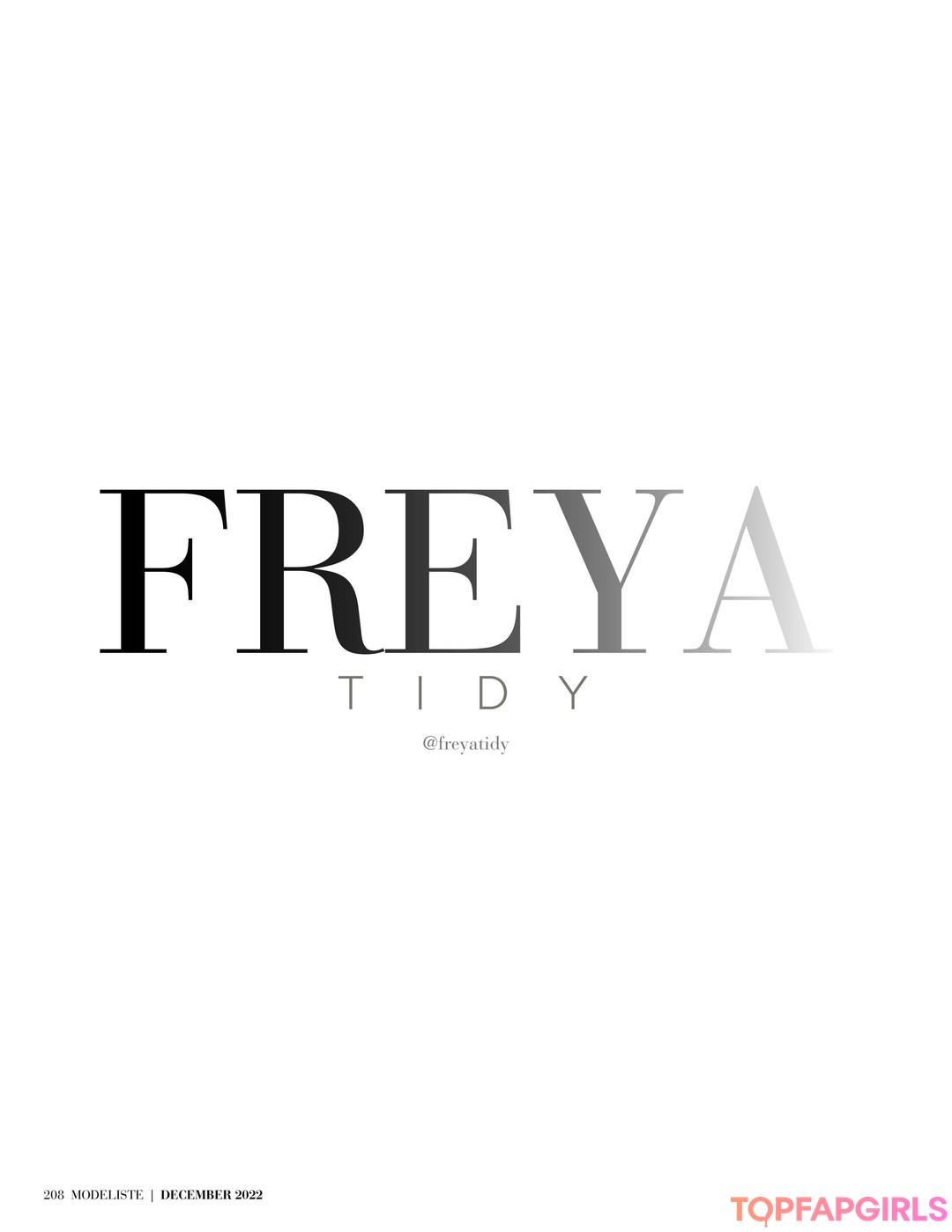 Freya Tidy free model pic