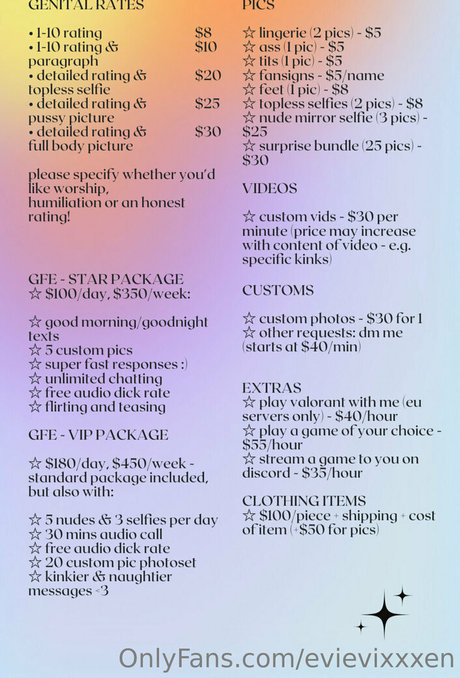 evievixxxen model free images