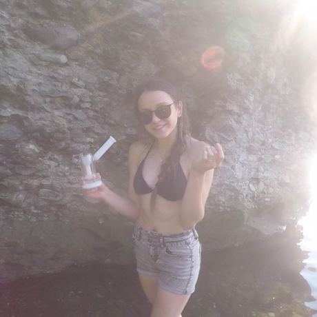 Silenced Hippie model beautiful galleries