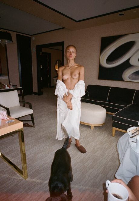 Adwoa Aboah model exclusive photo