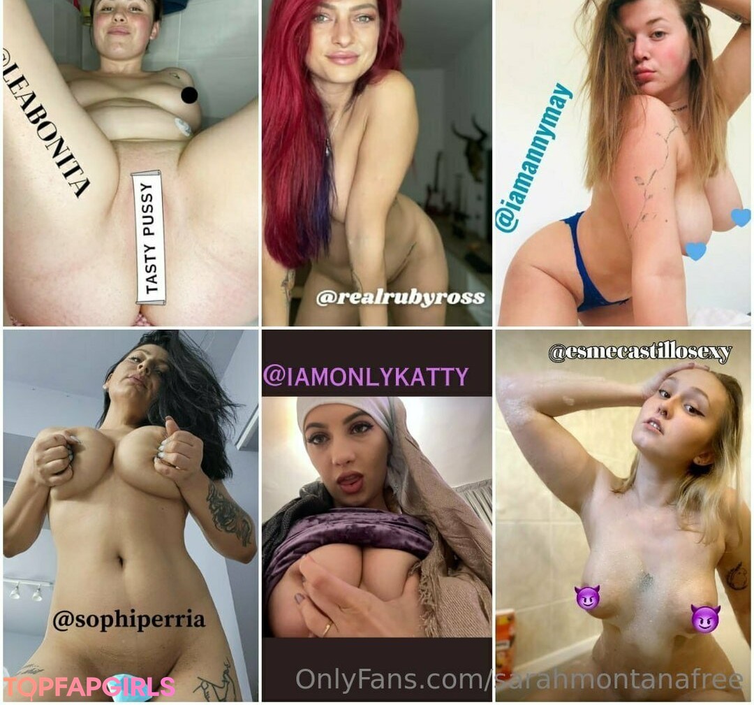 sarahmontanafree pornstar nudes images