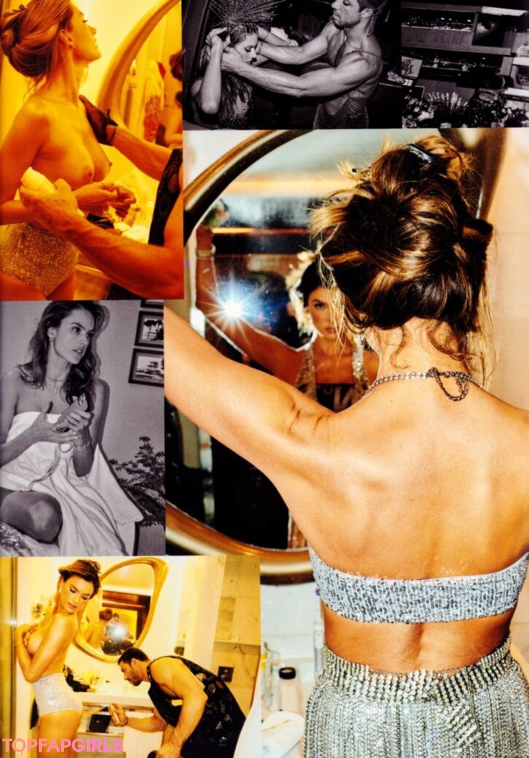 Alessandra Ambrosio naked model image