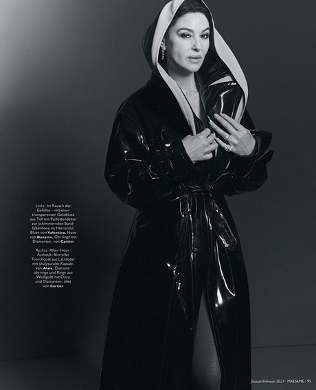 Monica Bellucci model pornographic archive