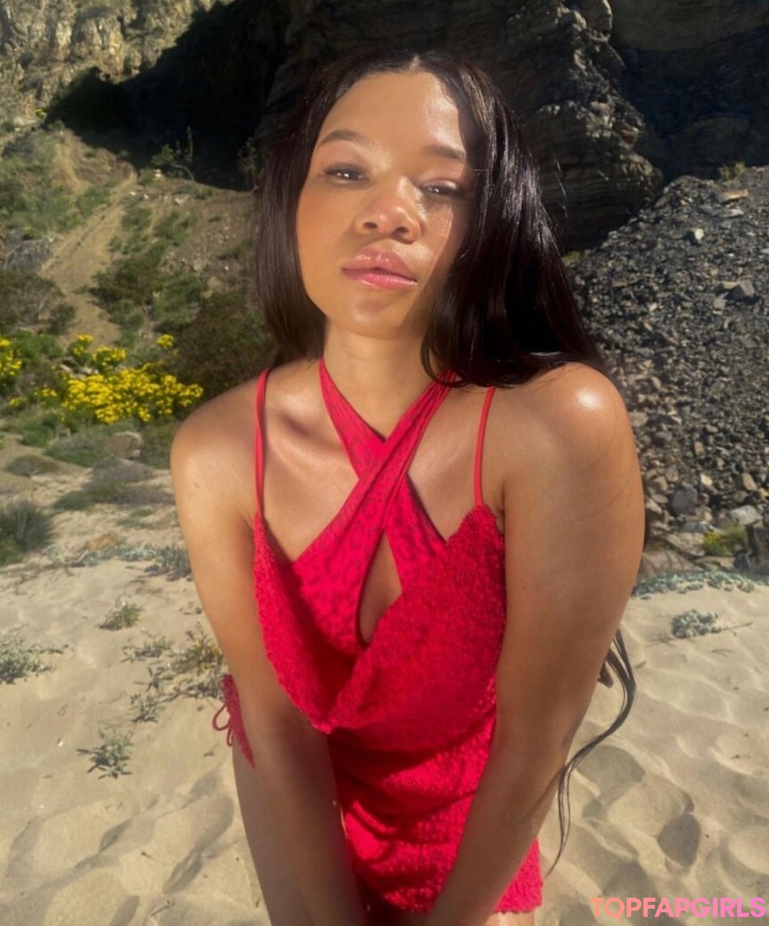 Storm Reid model beautiful photos