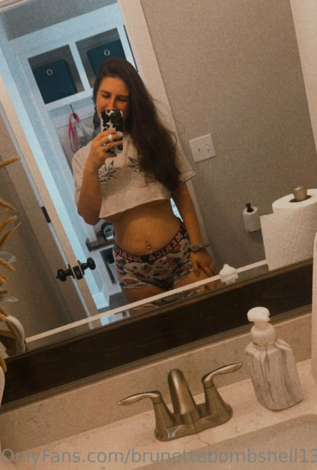 brunettebombshell13 beautiful pornstar photo