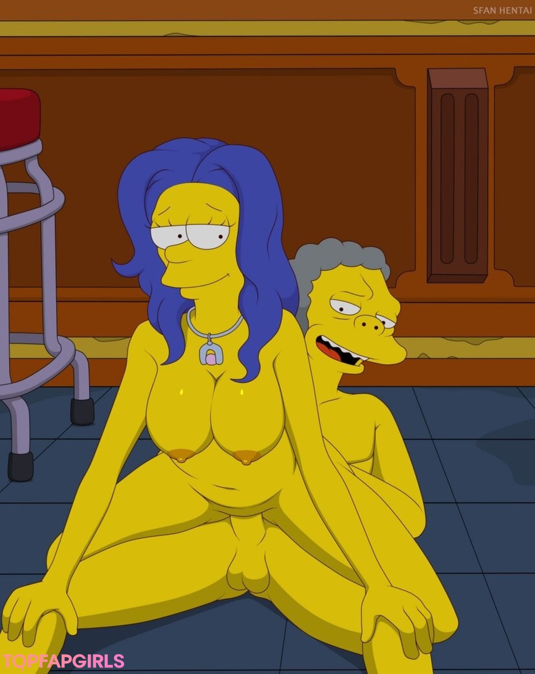 The Simpsons star nude pic