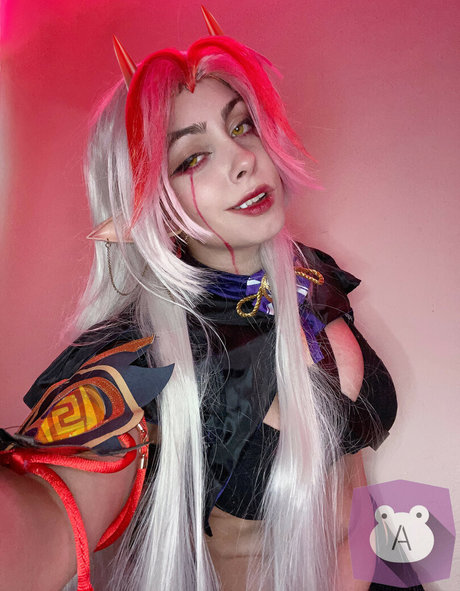 _akanecosplay_ star naked img