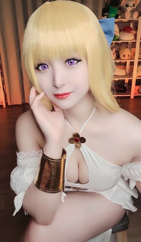 Lewd Cosplayer star erotic picture
