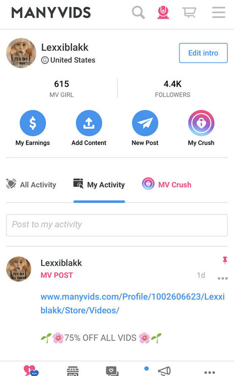 lexxiblakkfree onlyfans creator