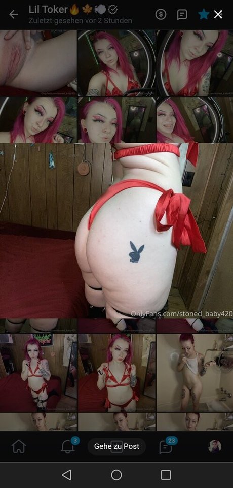 Stoned baby420 onlyfans post