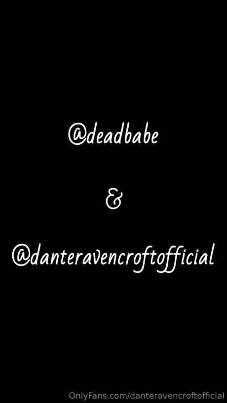 Danteravencroftofficial onlyfans porn leaked