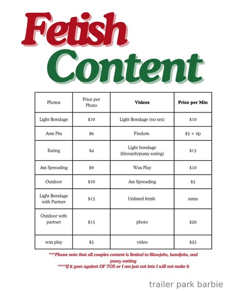 Trailerparkbarbiefree onlyfans strip tease
