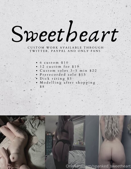 Spanked Sweetheart onlyfans leak nudes