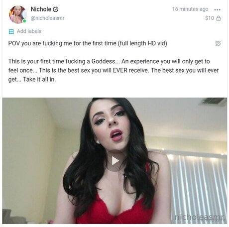 Nicholeasmr onlyfans leak fuck