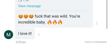 bellaapaigexo onlyfans leak porn