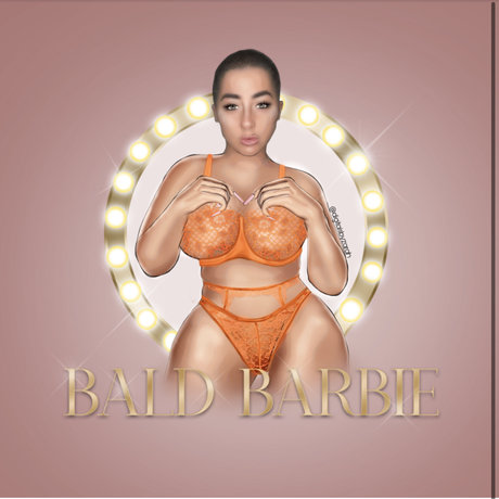 Bald Barbie only fans pic