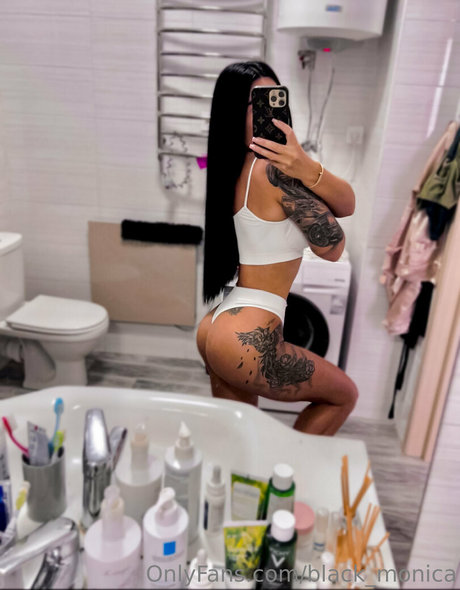 black monica only fans naked