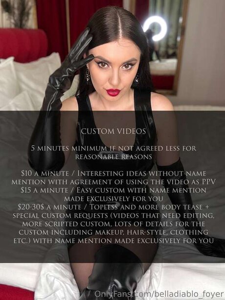 Belladiablo Foyer onlyfans leaked nude