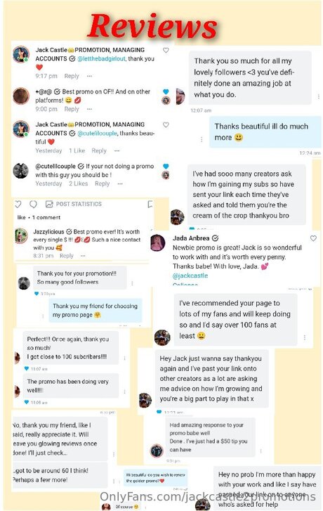 Jackcastle2promotions onlyfans leaks
