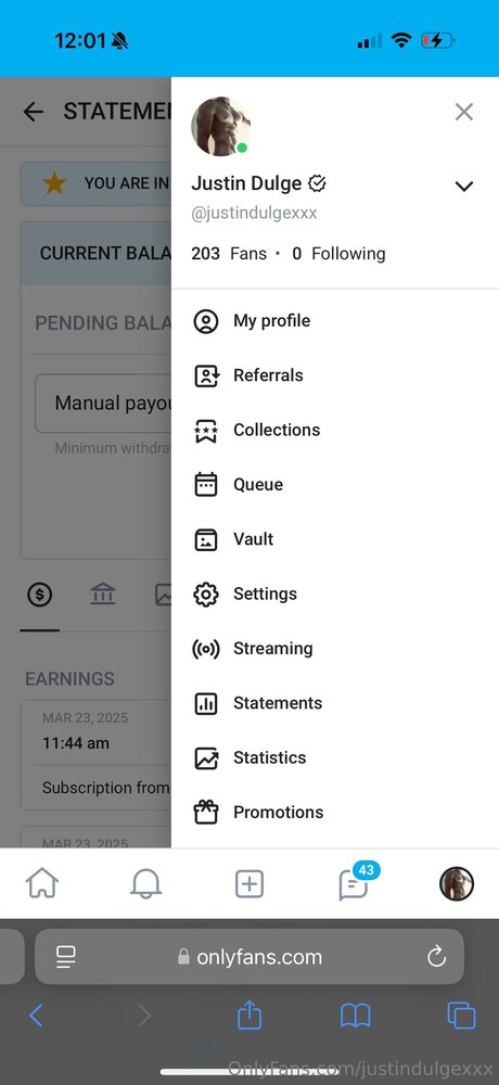 Justindulgexxx only fans nude