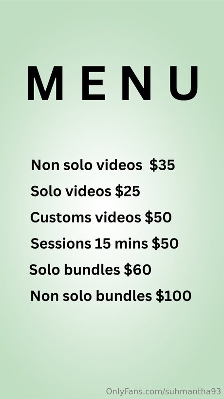 Suhmantha93 leak onlyfans porn