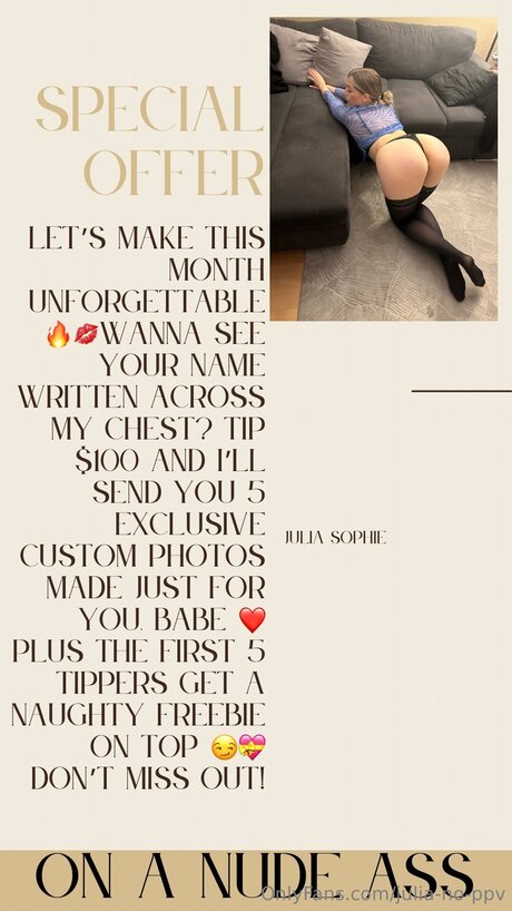 Julia No Ppv leaked onlyfans naked