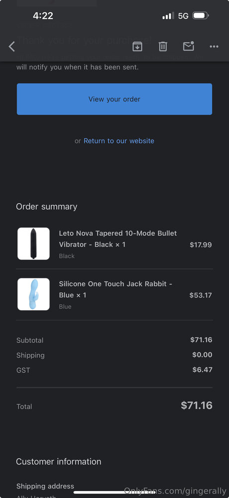 Gingerally new onlyfans leaks
