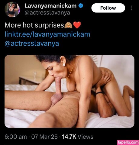 Lavanya Manickam leaked onlyfans xxx