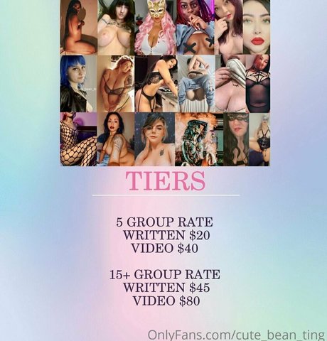 cute bean ting only fans content