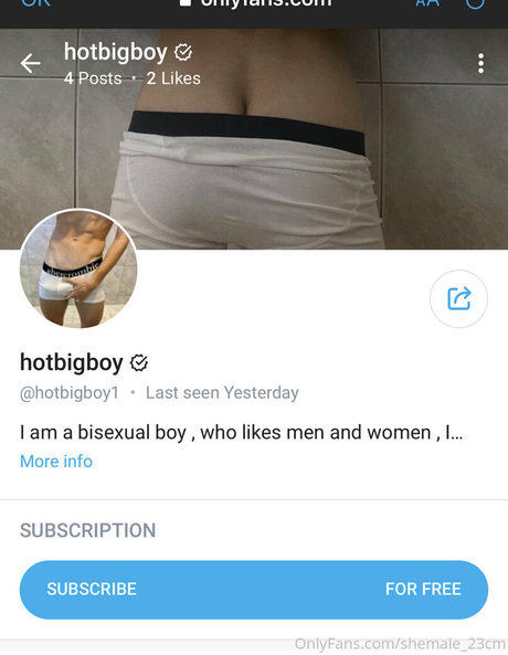 shemale 23cm is on onlyfans